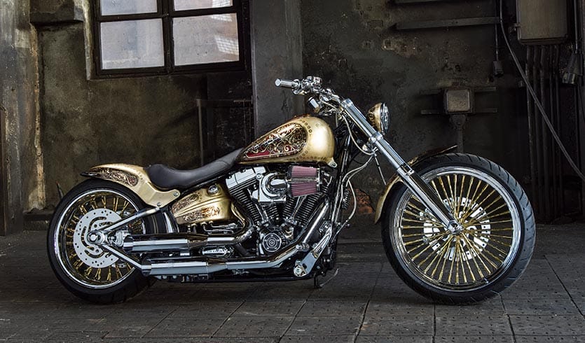 Harley-Davidson® FXSB ‚Breakout Gold Special‘ (2017)